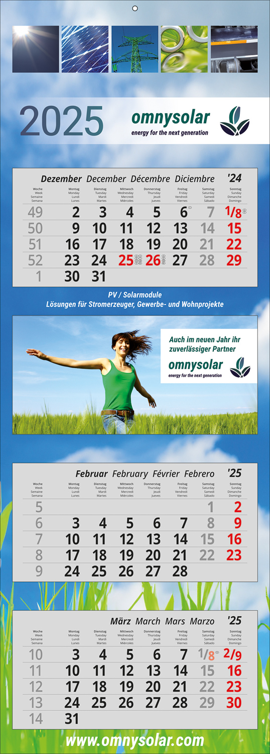 4 Block-Wandkalender "Promo"