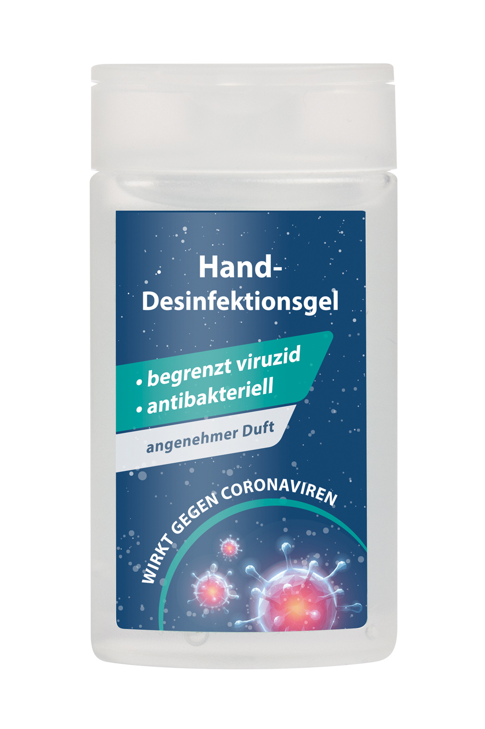 Flasche mit Etikett 50 ml