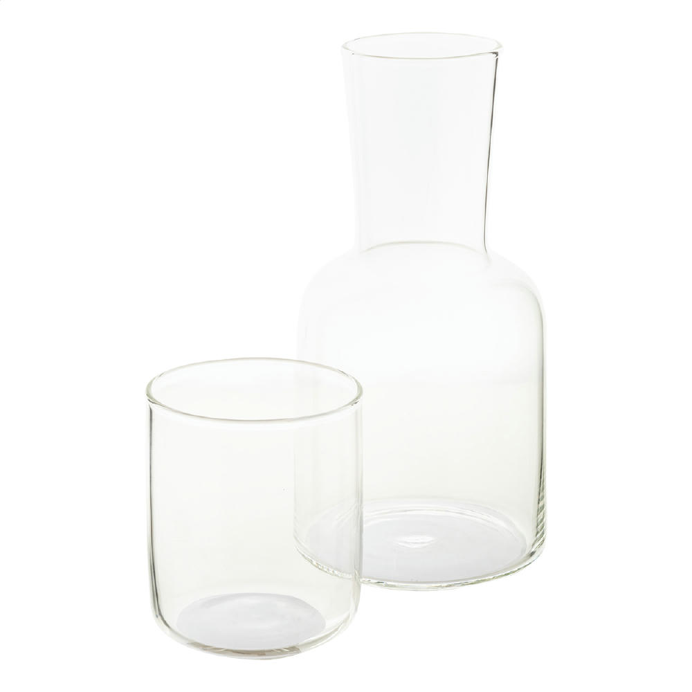 Getränkeset: Karaffe und Glas Palmer