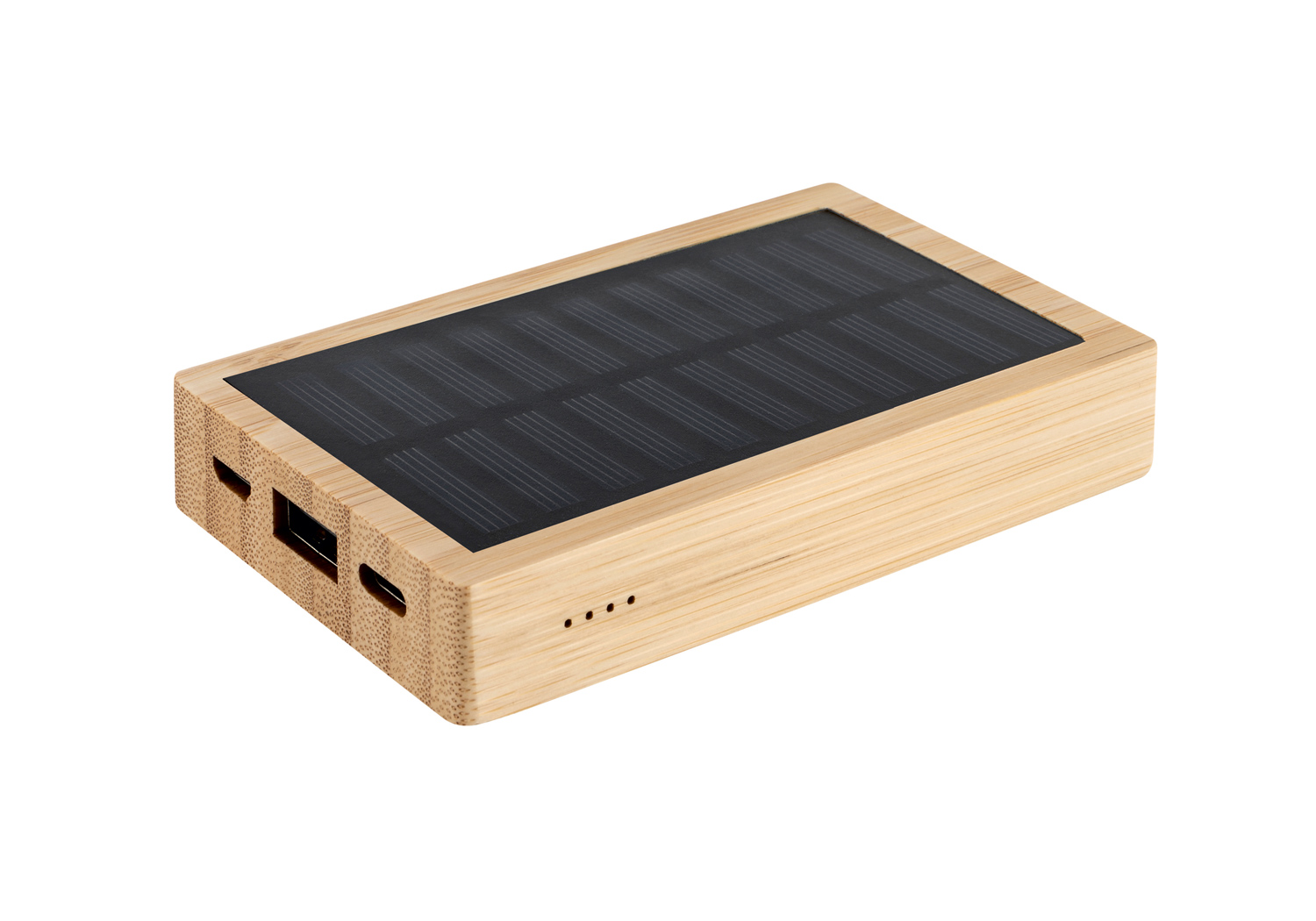 Solar-Powerbank „Bamboo" 5.000 mAh