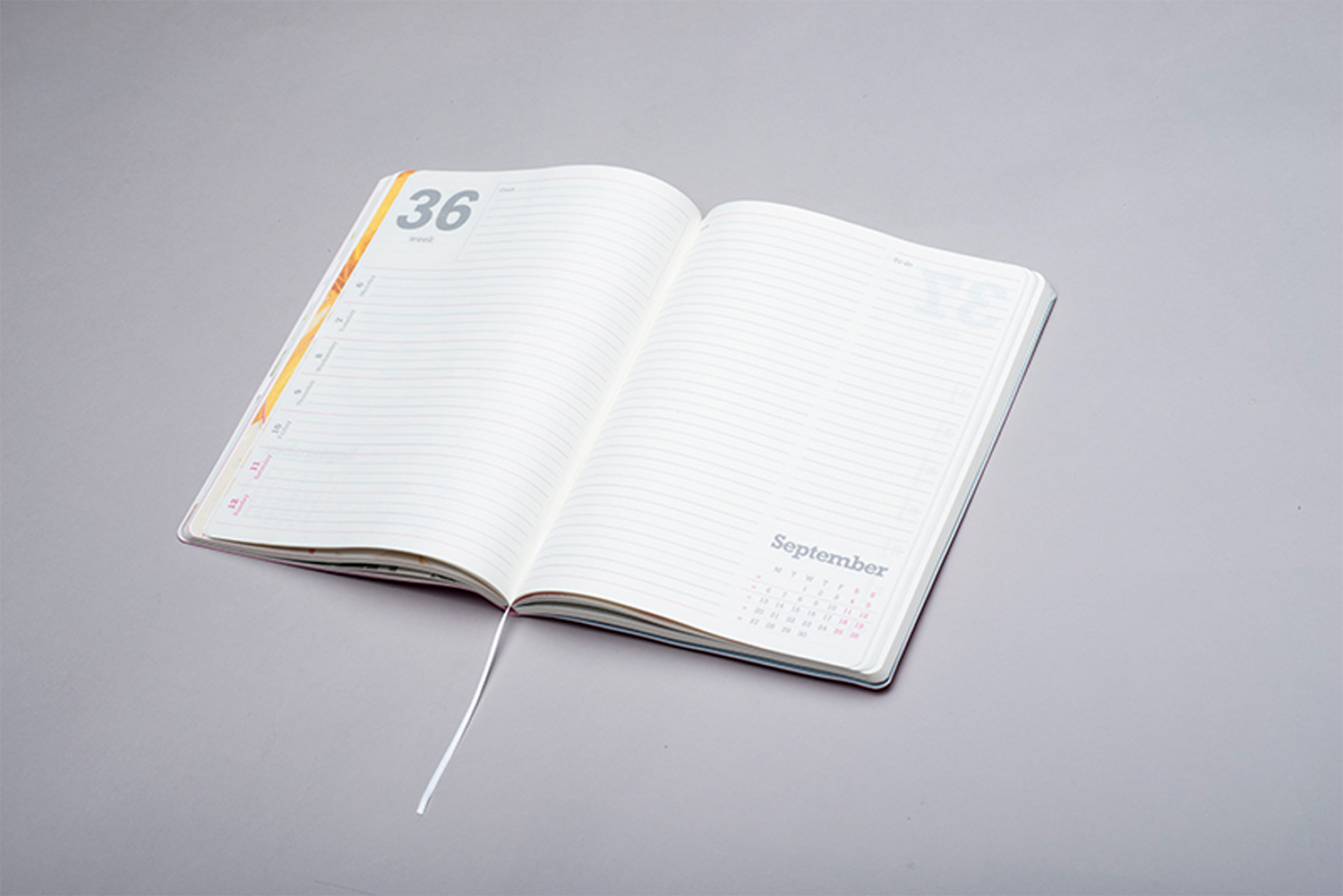 Buchkalender im Taschenformat