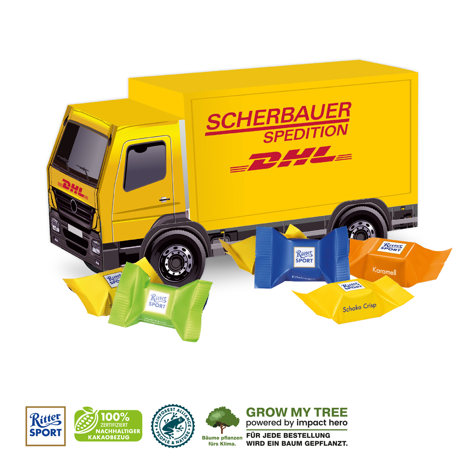 RITTER SPORT 3D Präsent "LKW"