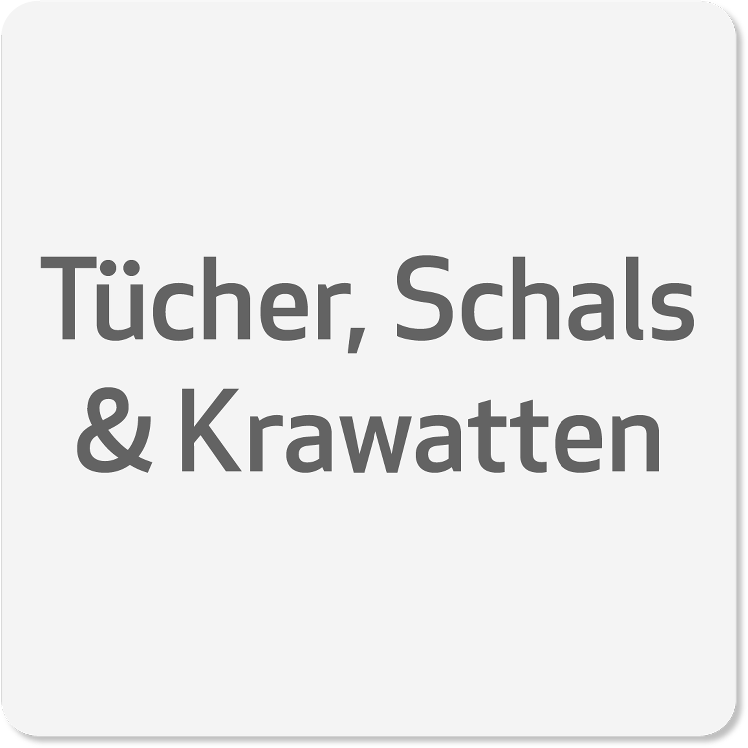 Tücher, Schals & Krawatten