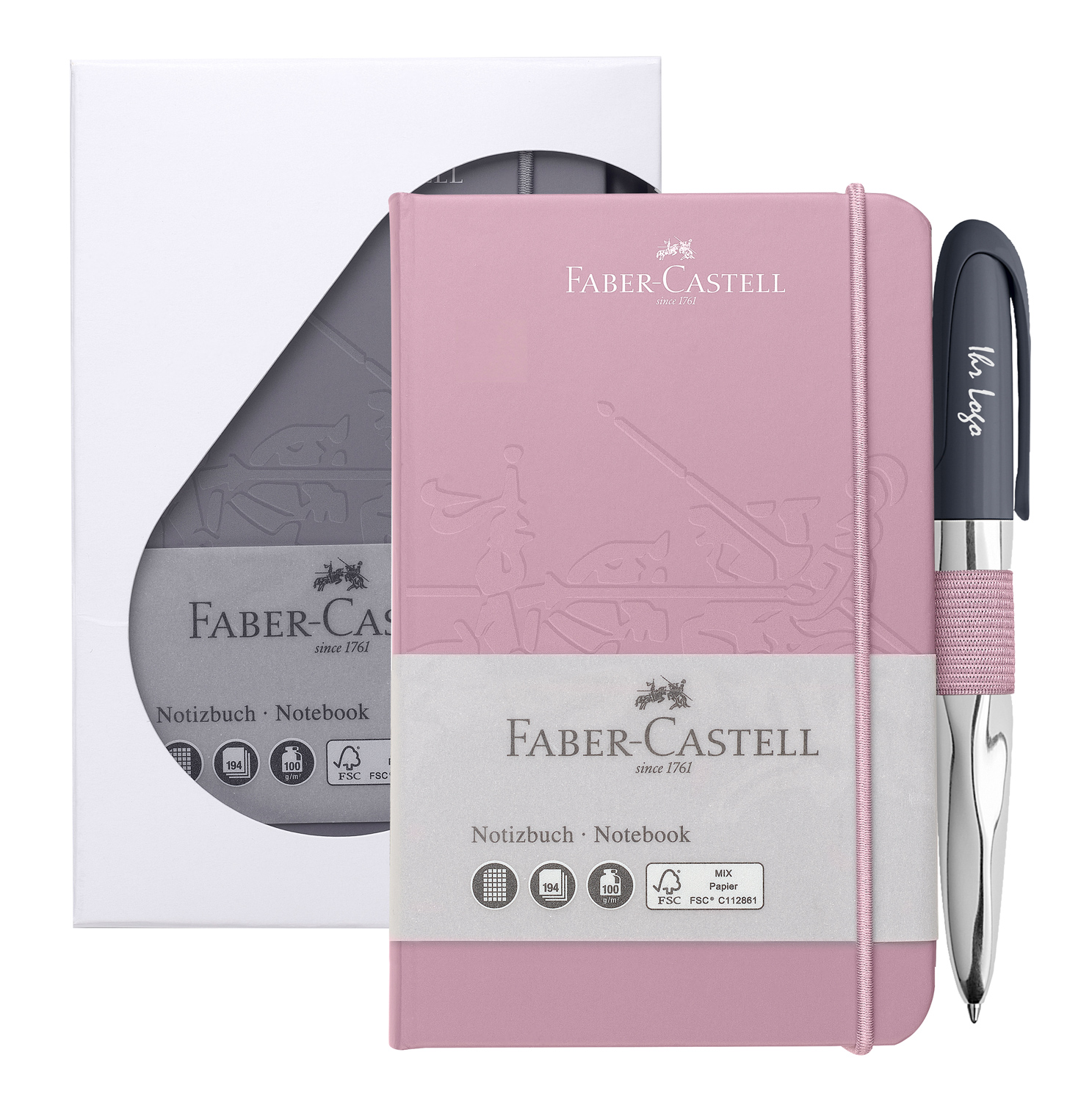 FABER-CASTELL Set mit Notizbuch
