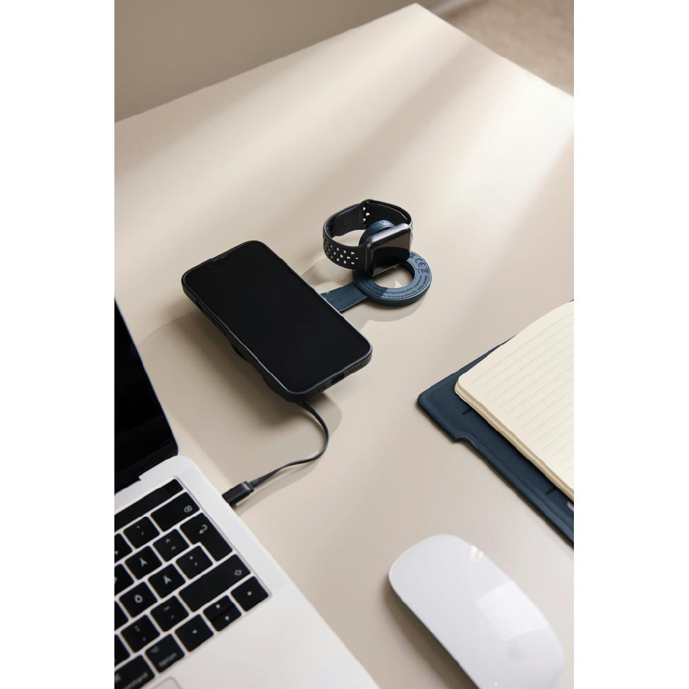 VINGA Baltimore 2-in-1 kabelloser 15W RCS Travel Charger